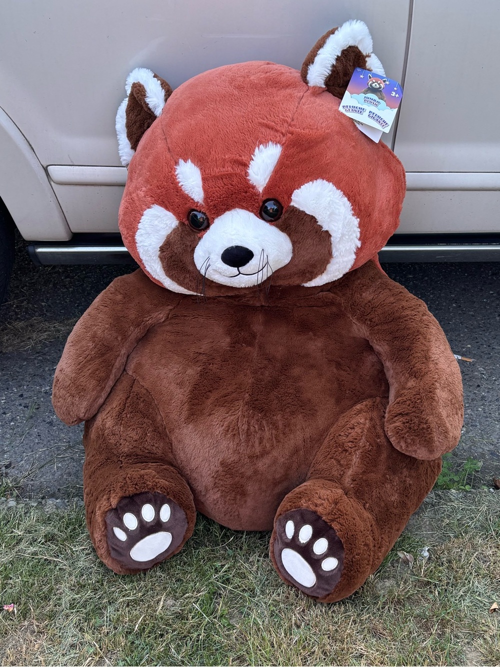 Large Red Panda plushie New.